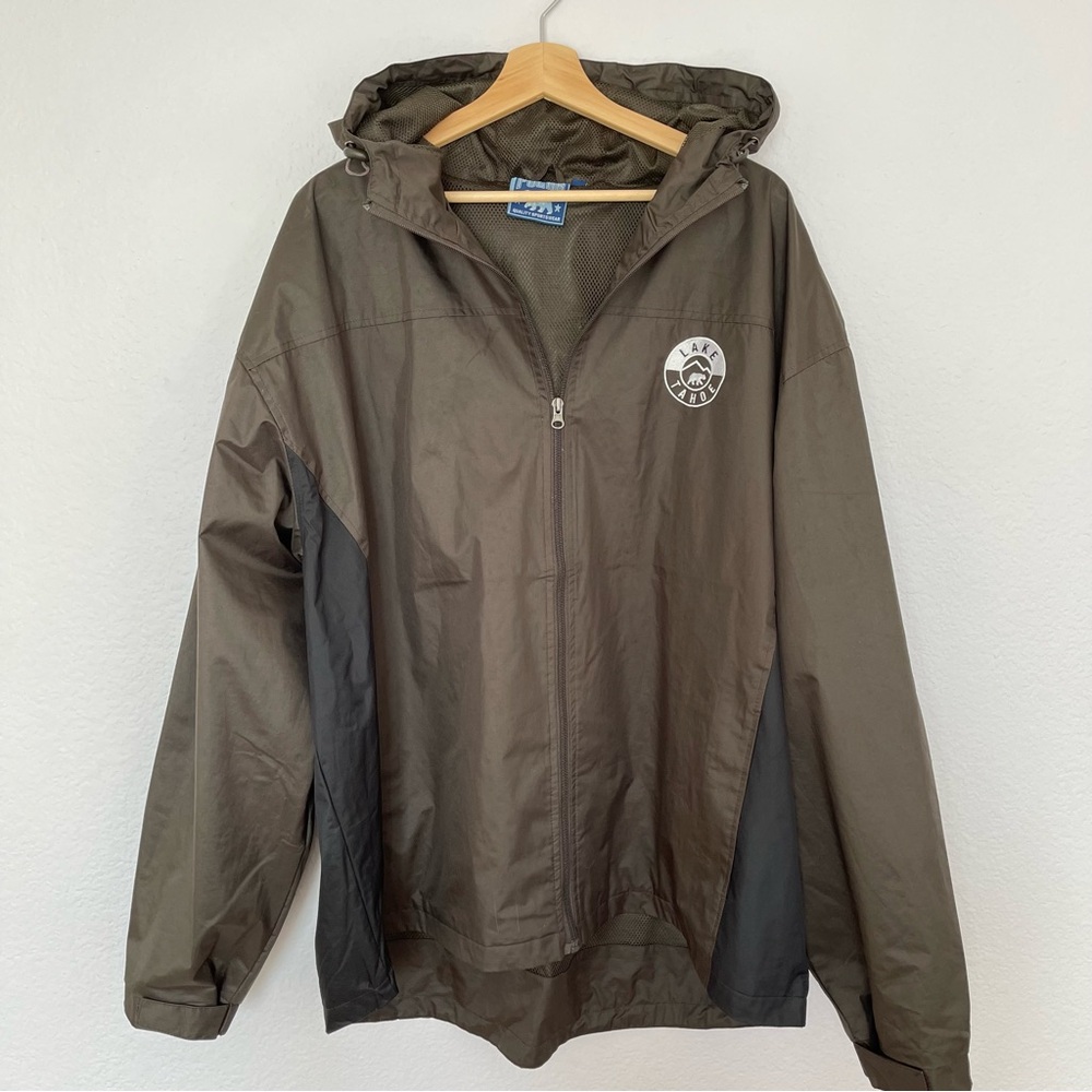 Polar Quality Sportswear Lake Tahoe Brown Windbreaker, XXL